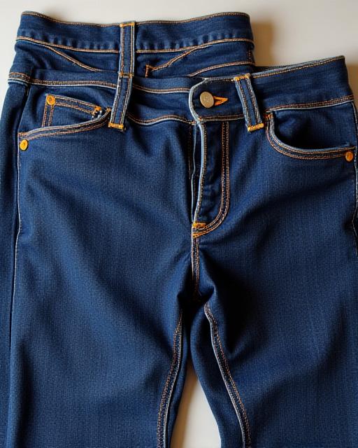 青木氏が手掛けた完成品のセルビッジデニムジーンズ